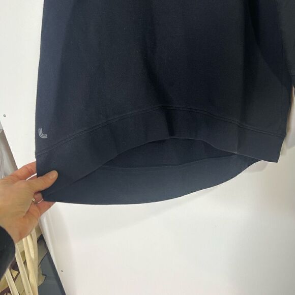 Lole Black Cowl Neck Sweatshirt Tunic Top - Picture 2 of 11